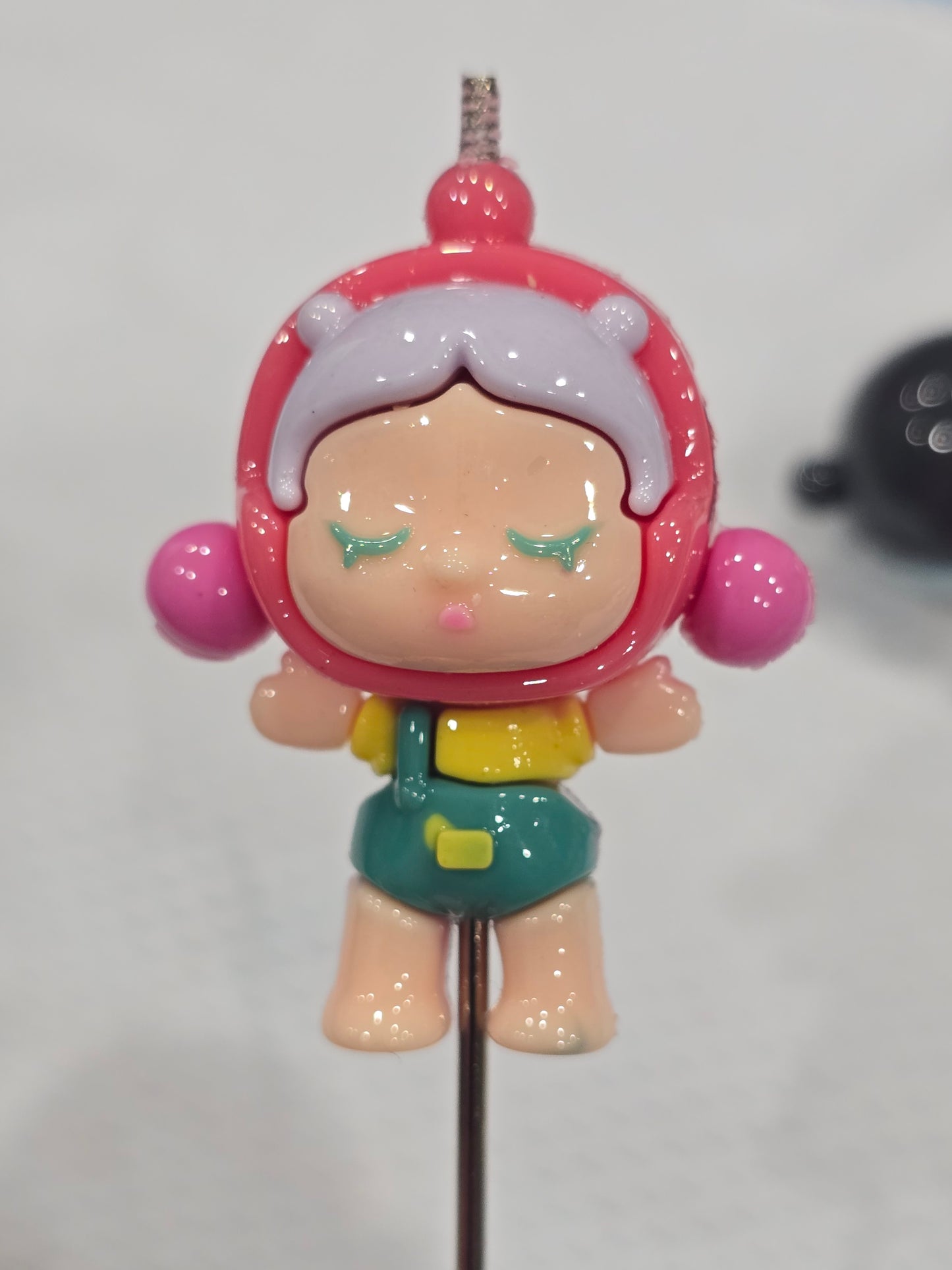 3D Silicon Skull Panda Beads 4 designs/pcs per pack