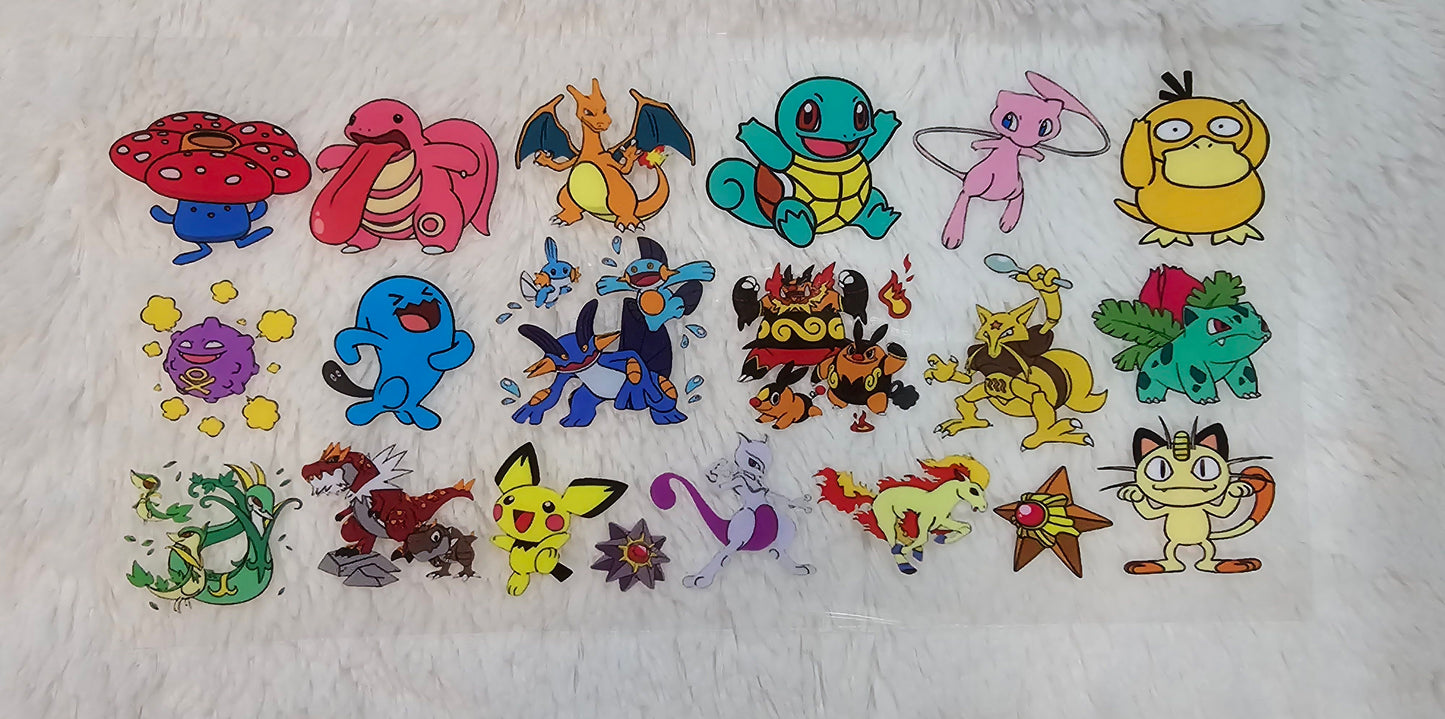 Poke mon - UV DTF Wrap 16 oz