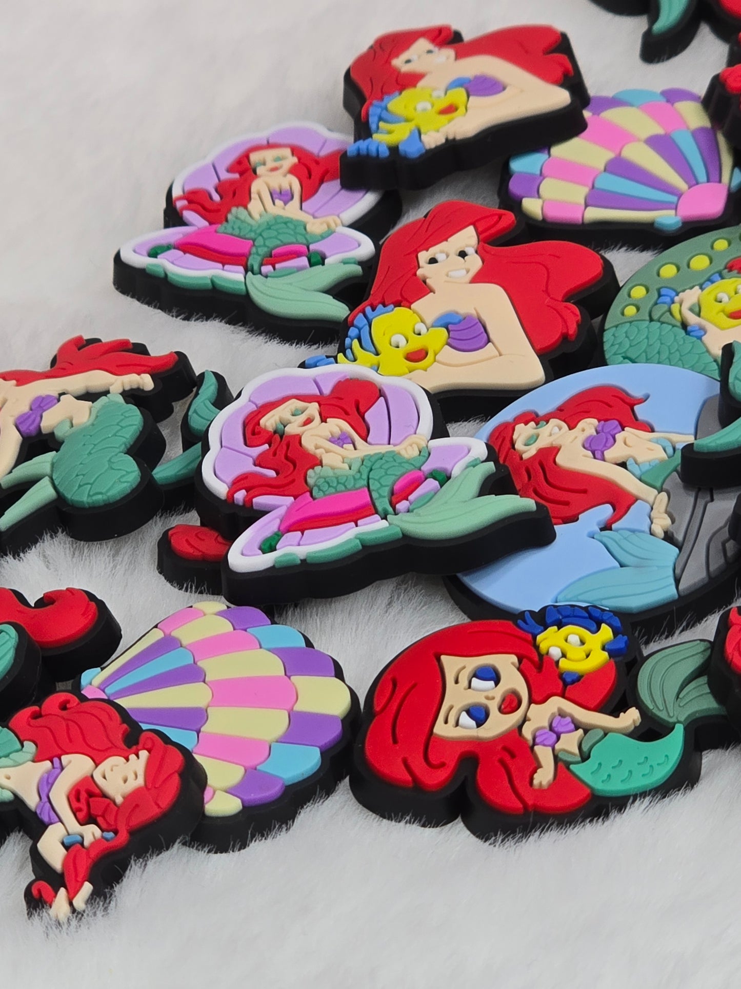 Croc Charms bundle- Little Mermaid- $7/10pcs