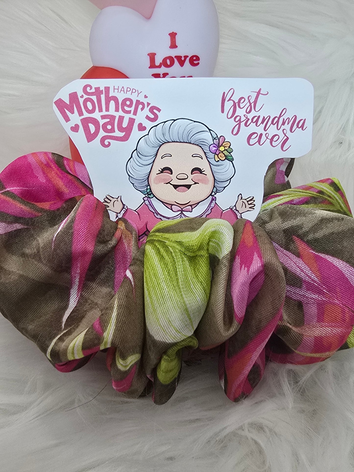 Happy Mother's Day Grandma Scrunchies