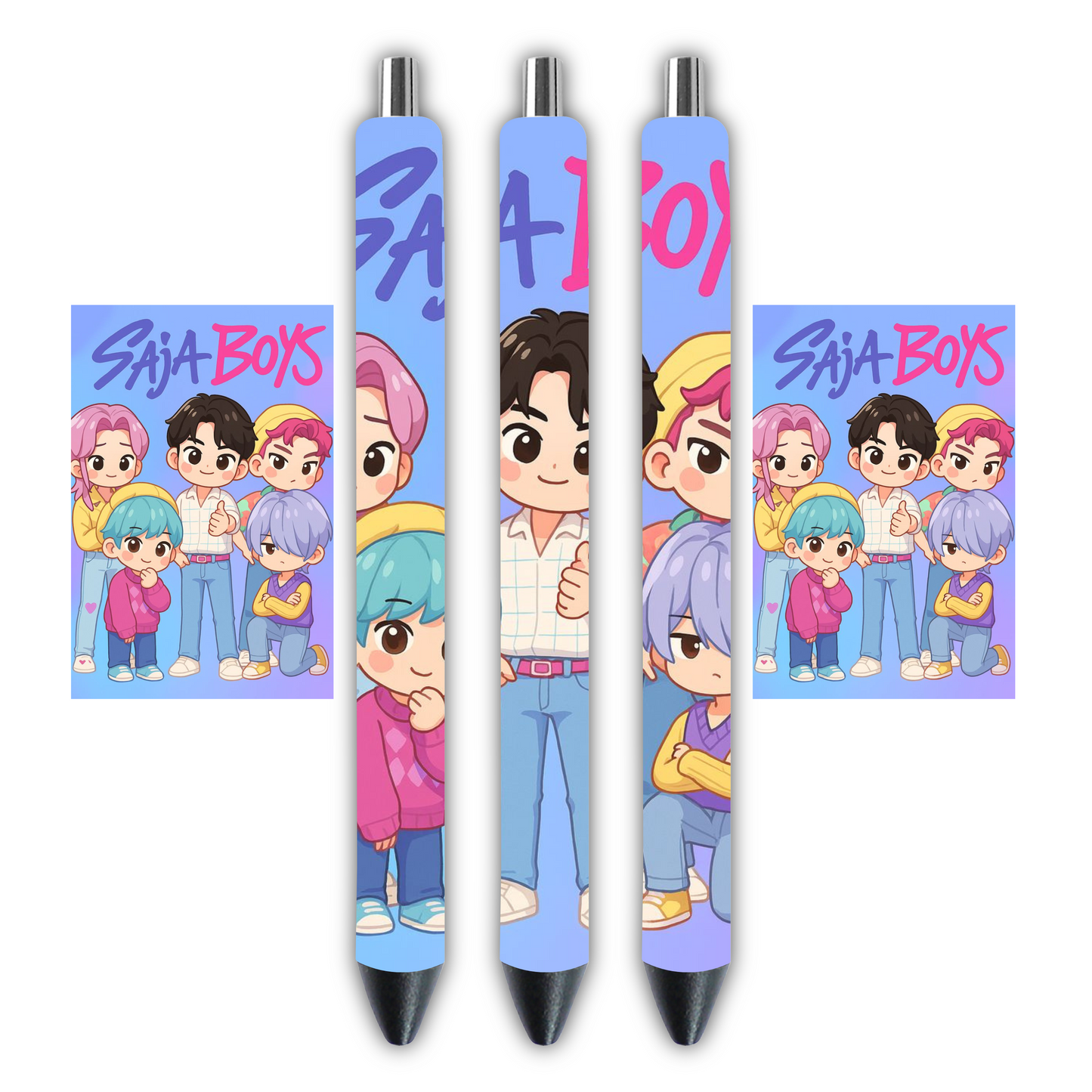 Kpop demon hunters - Pen wrap bundle