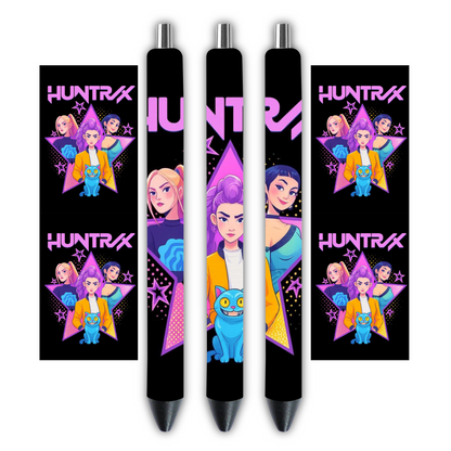 Kpop demon hunters - Pen wrap bundle