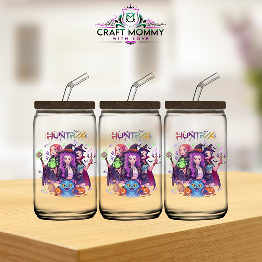 Huntrix halloween decals 002- UV DTF wrap