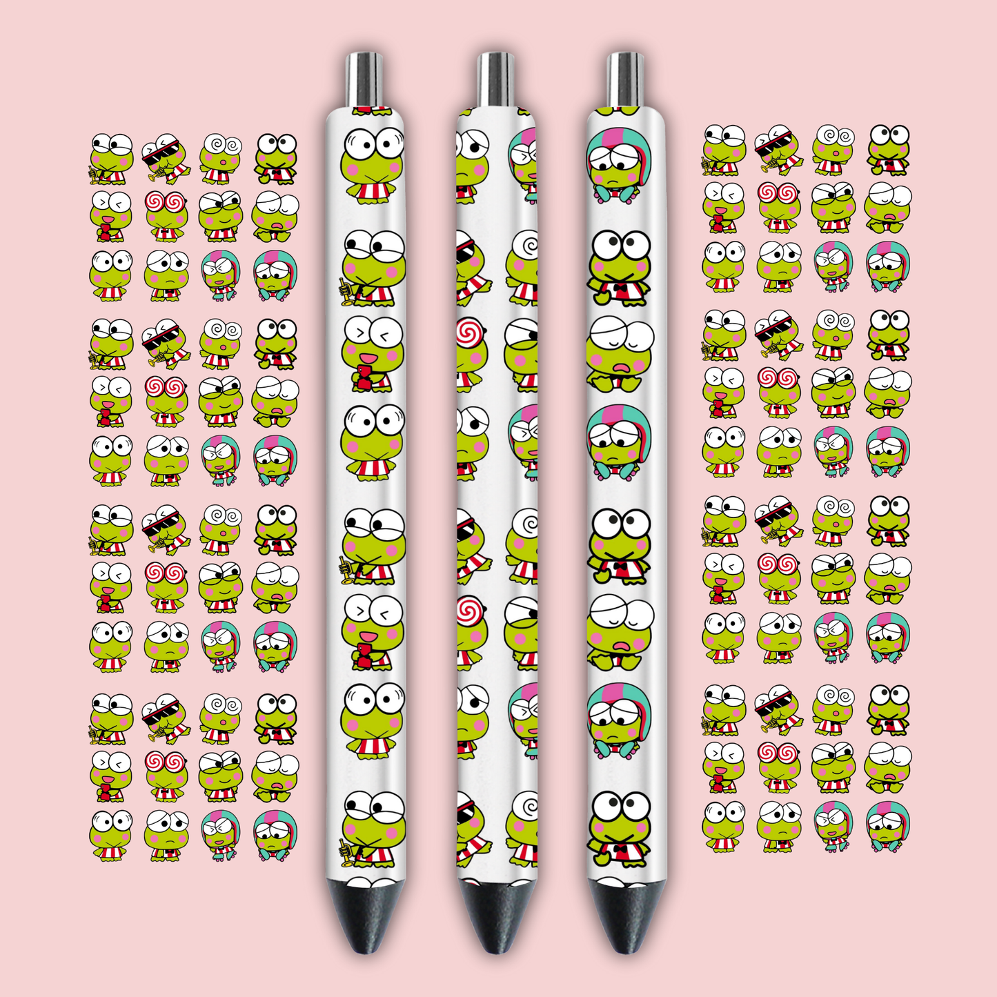 Halloween Pen wrap 4 pcs in 1 sheet