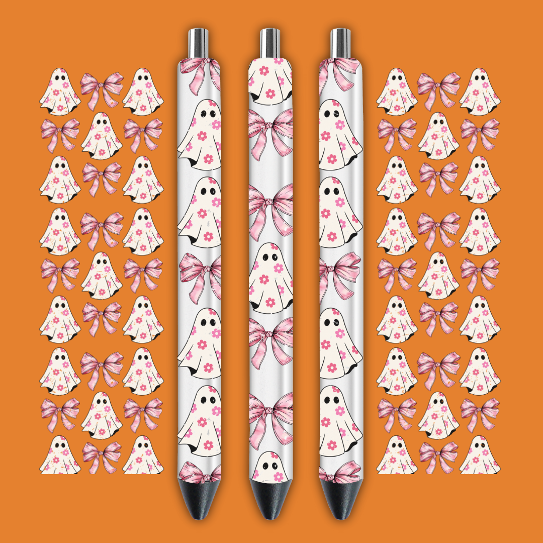 Halloween Pen wrap 4 pcs in 1 sheet