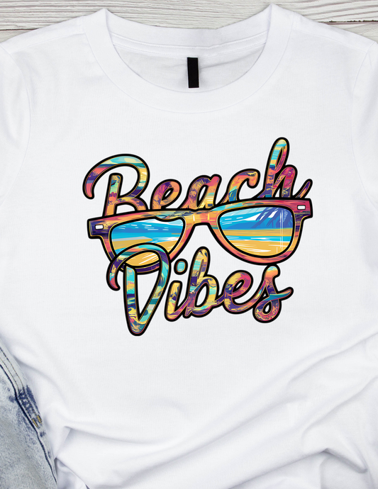 Beach vibes -DTF TRANSFER Prints  10 x 10 inches