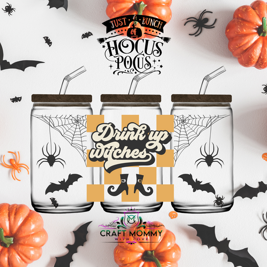 Halloween 1015-  UV DTF Wrap 16 oz