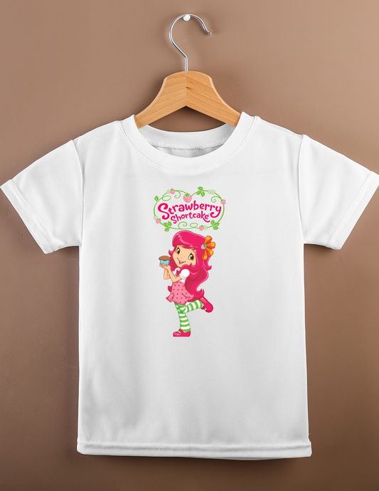Strawberry Shortcake Cupcake -DTF TRANSFER Prints 5 x 7 inches