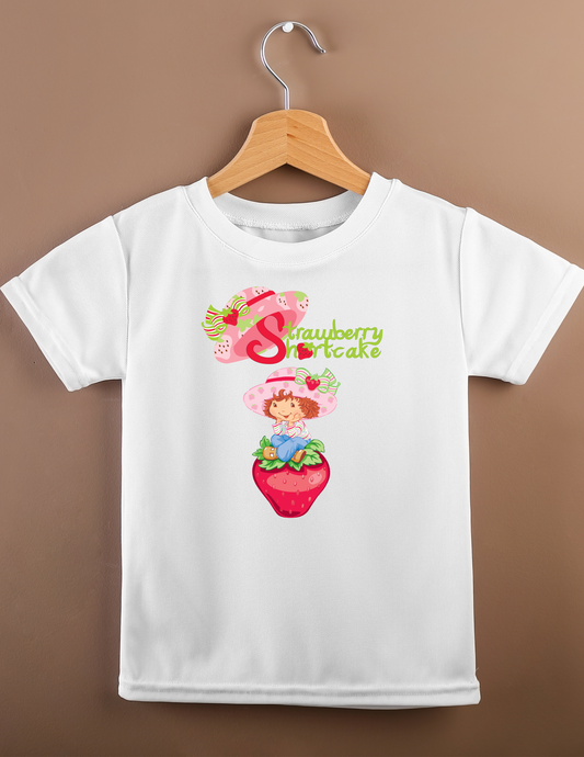 Strawberry Shortcake sitting -DTF TRANSFER Prints 5 x 7 inches