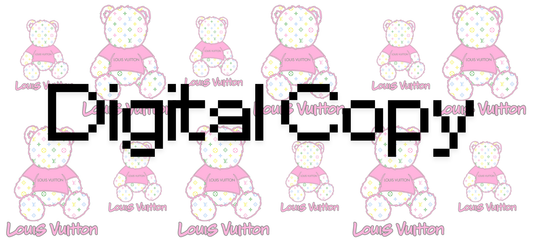 Bear Designer- Digital Transparent PNG File