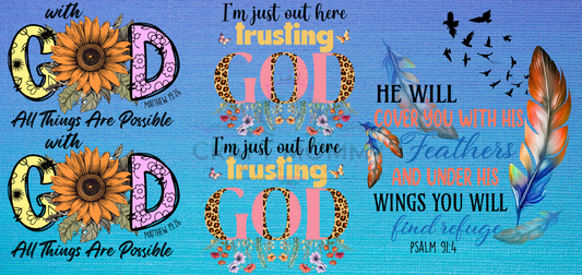 Trusting God - UV DTF Wrap 16 oz