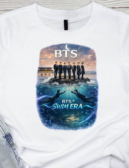 BTS Swim Era -DTF TRANSFER Prints 10 x 10