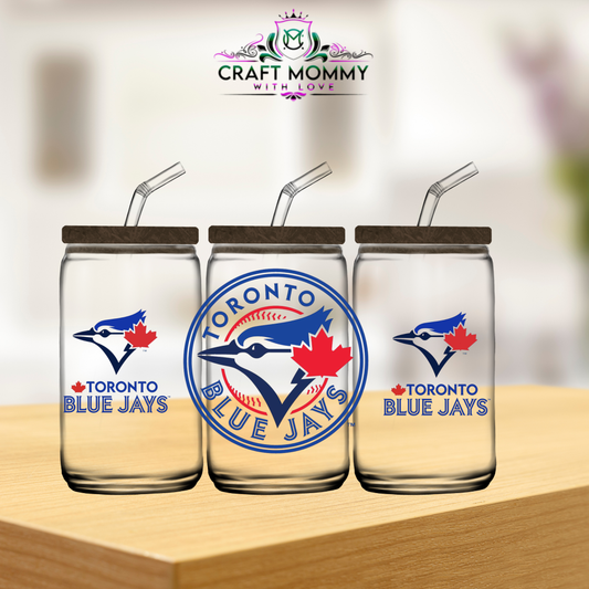 Toronto Blue Jays Style 003- UV DTF wrap 16oz