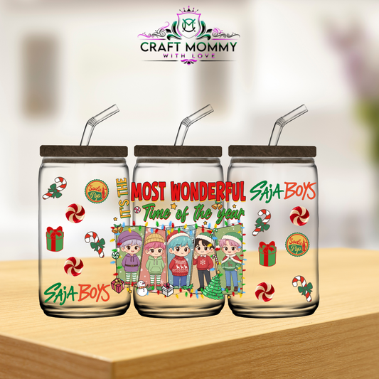 Kpop Demon Hunter Christmas Collection 16oz -UV DTF Wrap