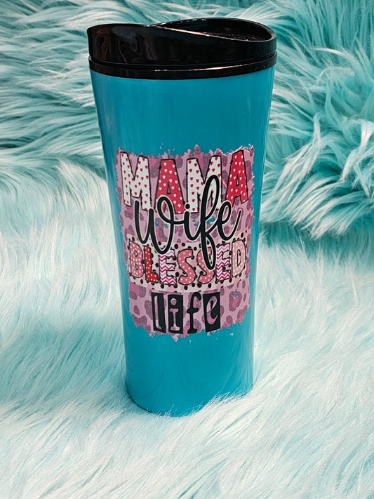 Teal Coffee Tumbler 20 0z Hello kitty