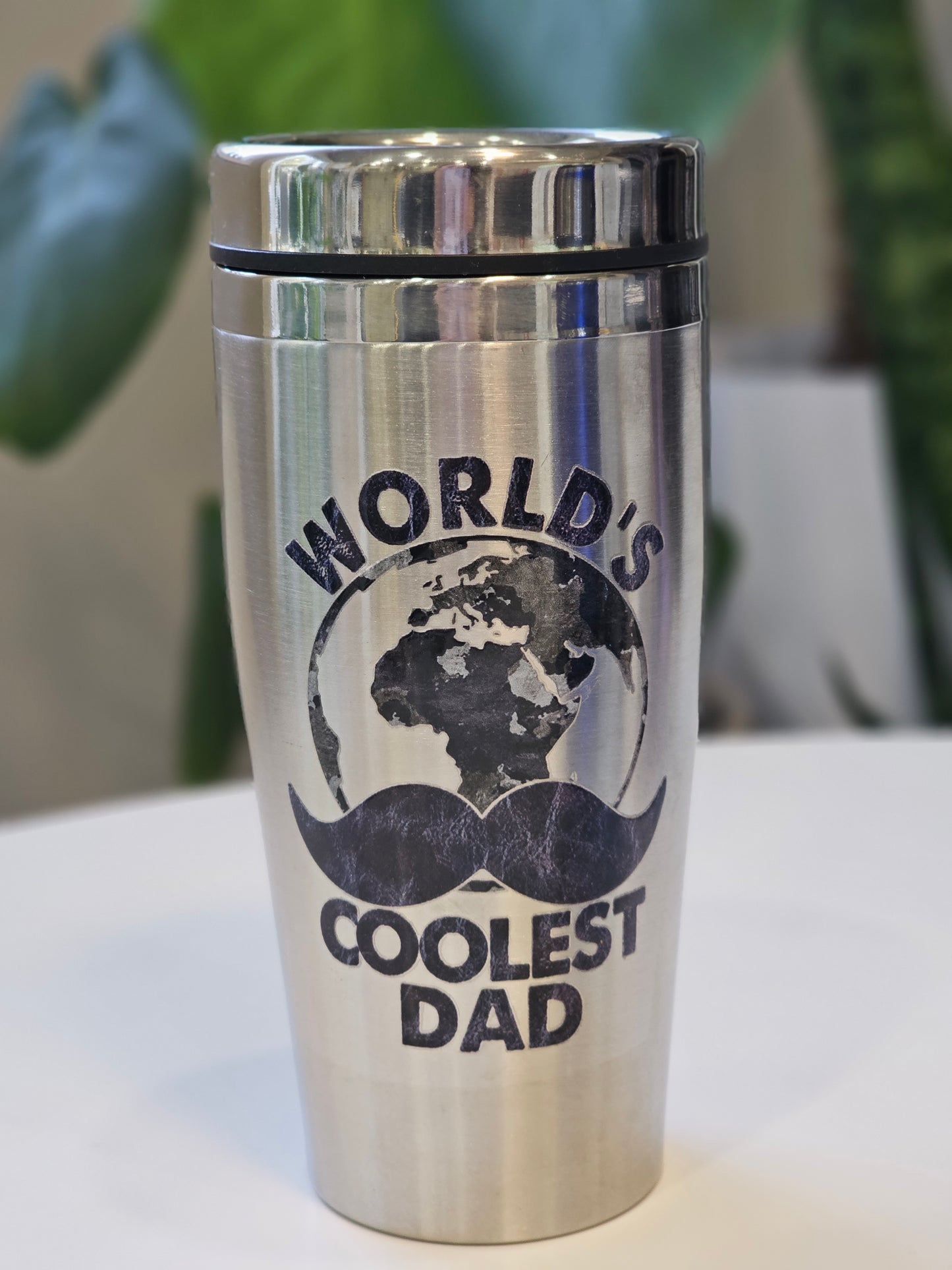 Worlds Coolest Dad Stainless Steel coffee travel