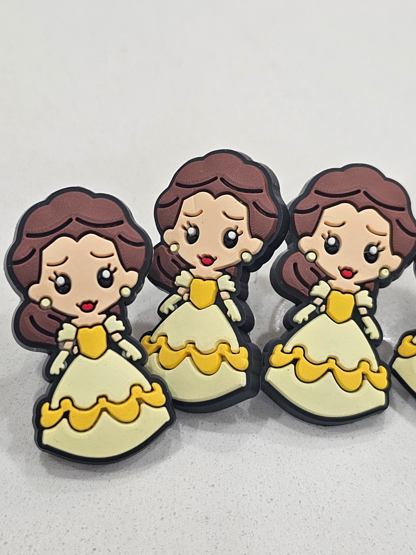 Princess Belle Straw/pencil or pen charms