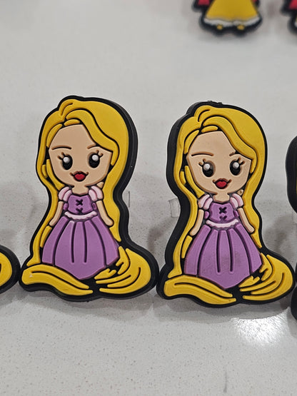 Rapunzel Straw/pencil or pen charms