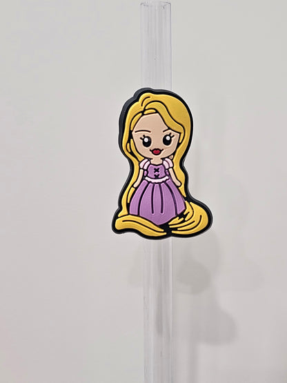 Rapunzel Straw/pencil or pen charms