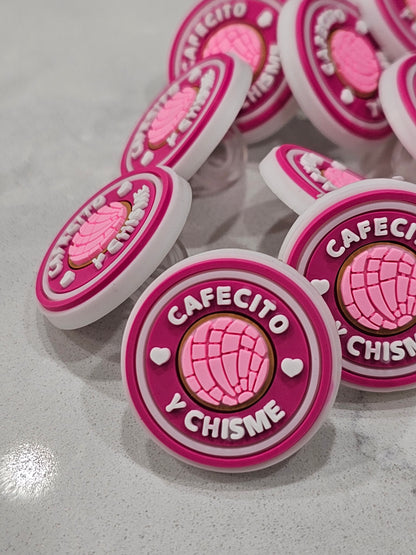 Cafecito & Chisme straw/pencil or pen charms