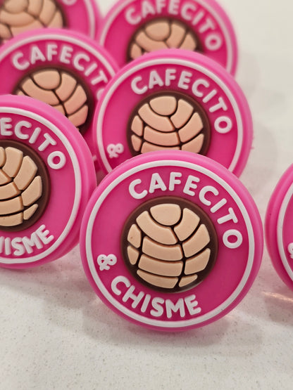 Cafecito & Chisme straw/pencil or pen charms