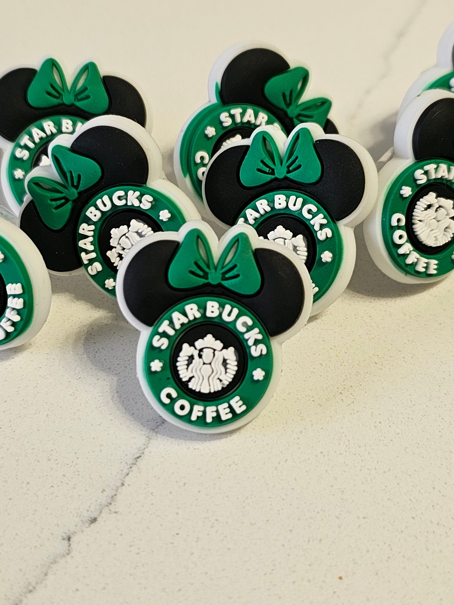 Starbucks Coffee mickey straw/pencil or pen charms