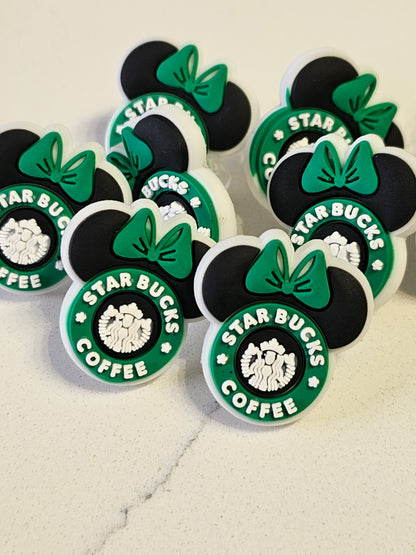 Starbucks Coffee mickey straw/pencil or pen charms