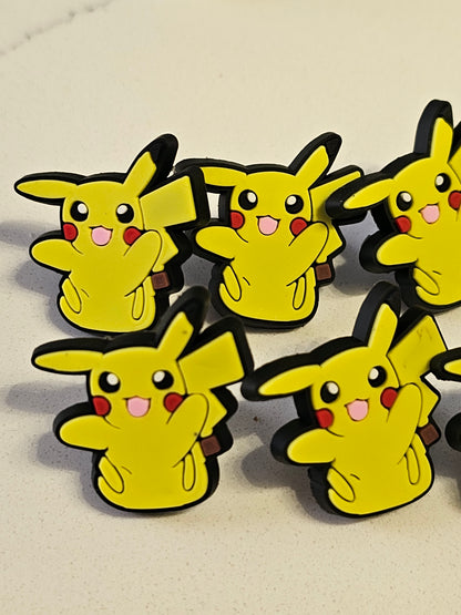 Pikachu Straw/pencil or pen charms