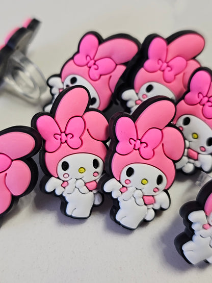 My Melody Straw/pencil or pen charms