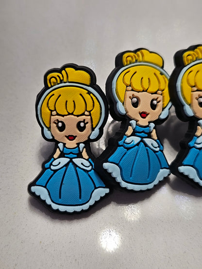 Cinderella Straw/pencil charms