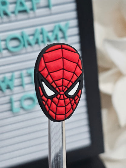 Spider Man Straw/pencil or pen charms