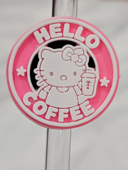 Hello Coffee Sanrio Straw/pencil or pen charms