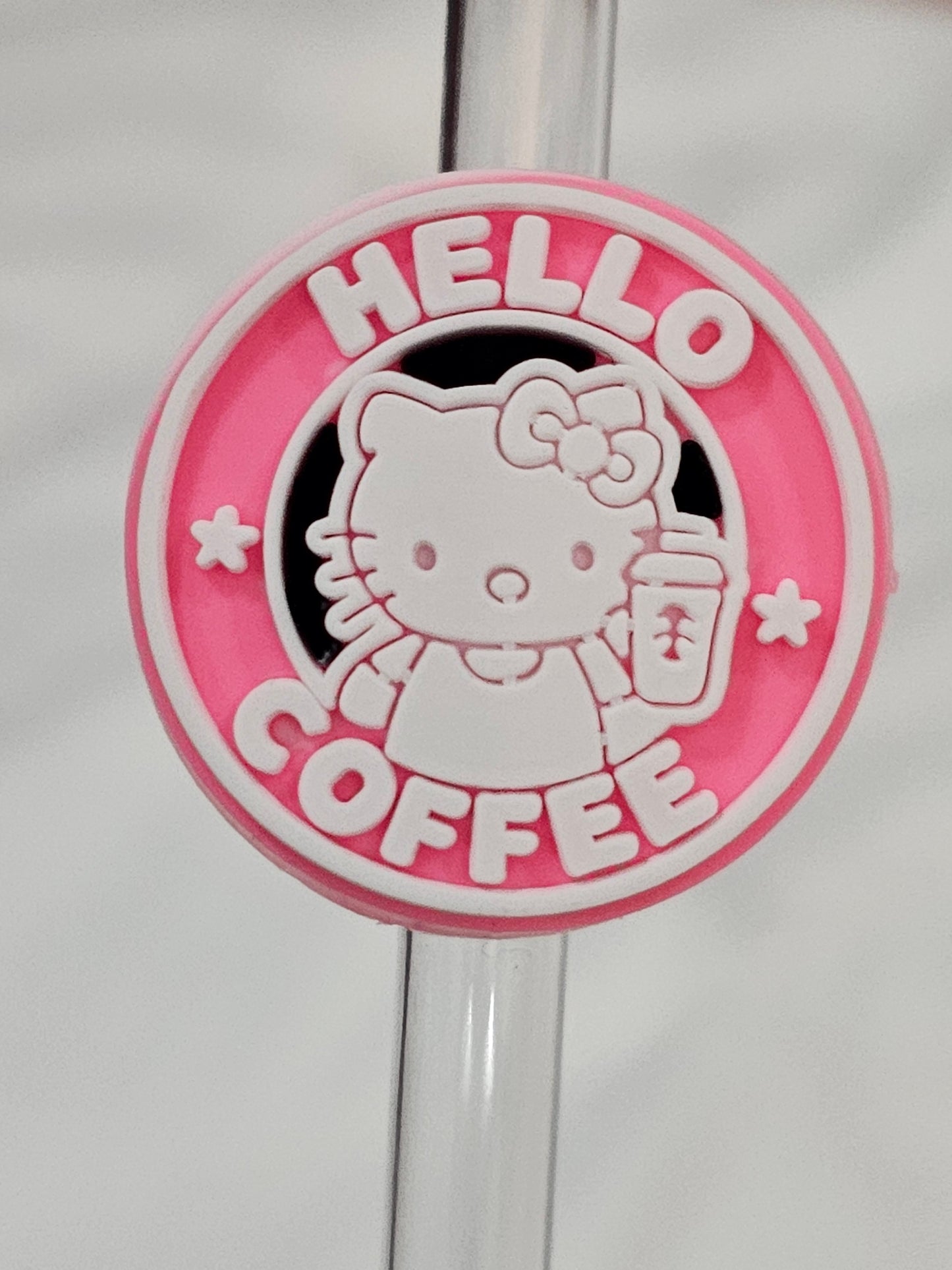 Hello Coffee Sanrio Straw/pencil or pen charms