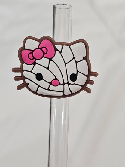 Hello kitty Sanrio Straw/pencil or pen charms