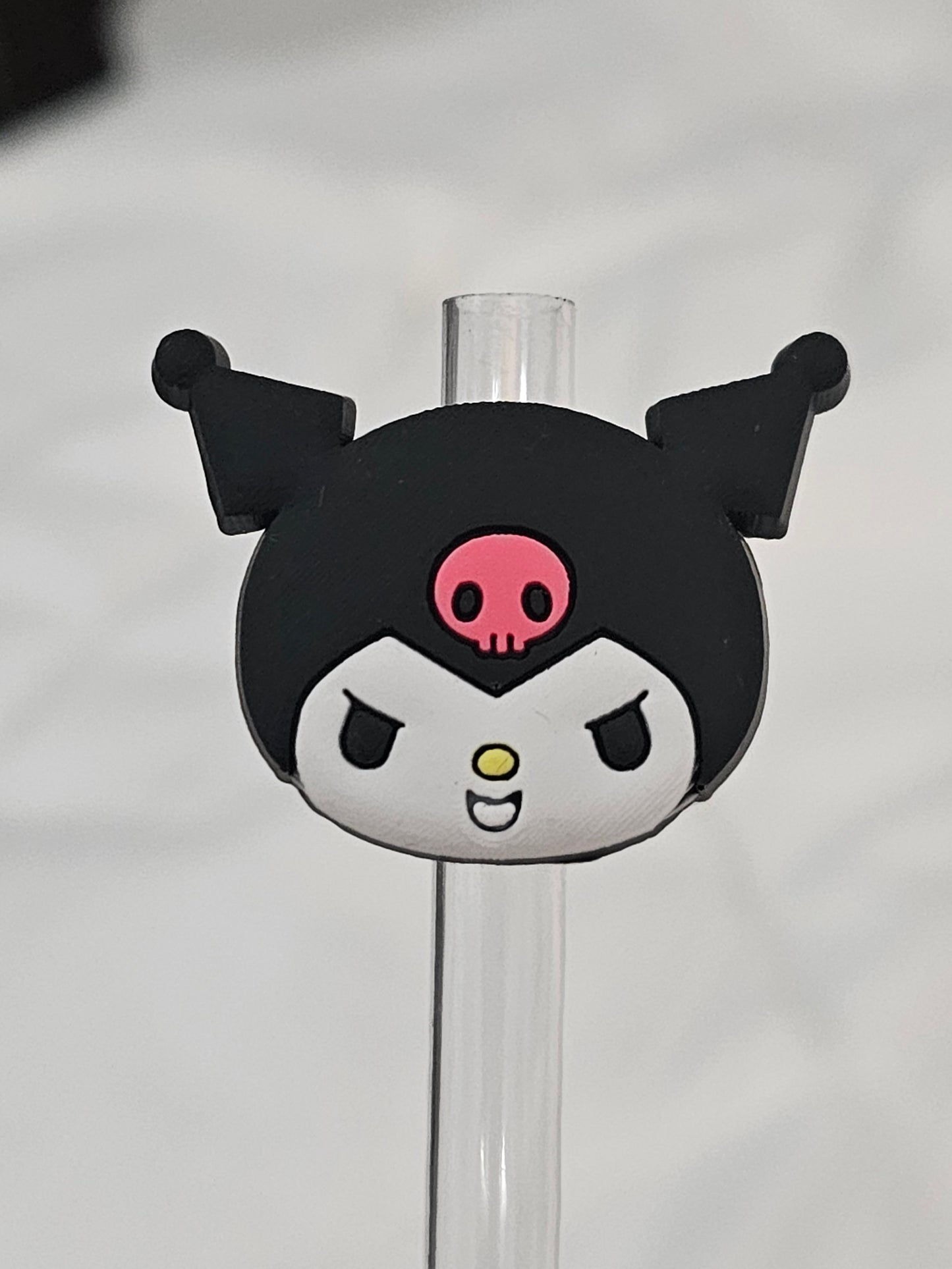 Kuromi Sanrio Straw/pencil or pen charms