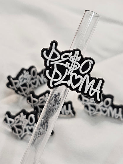 Peso Ploma Straw/pencil or pen charms