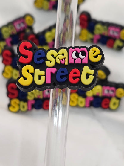 Sesame Street Straw/pencil or pen charms