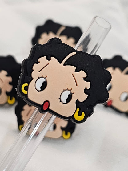 Betty boop Straw/pencil or pen charms