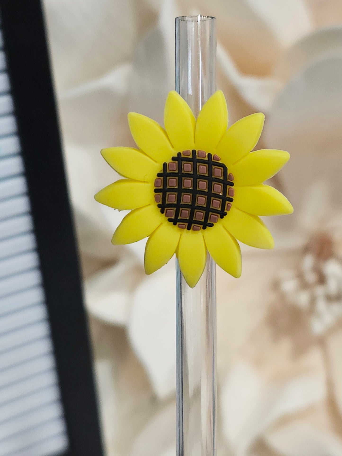 Sunflower Straw/pencil or pen charms