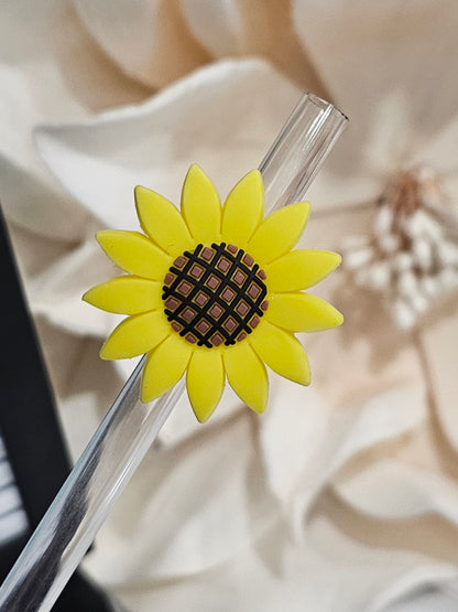 Sunflower Straw/pencil or pen charms