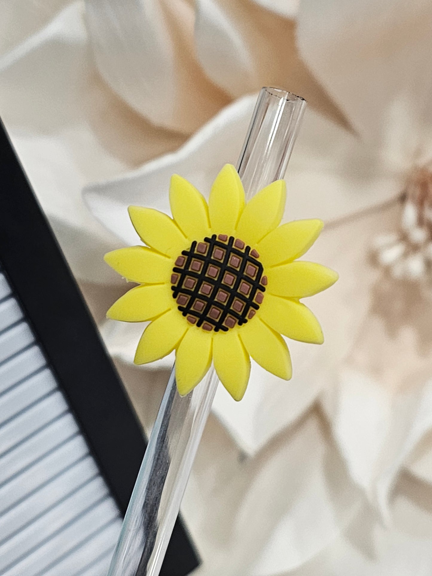 Sunflower Straw/pencil or pen charms