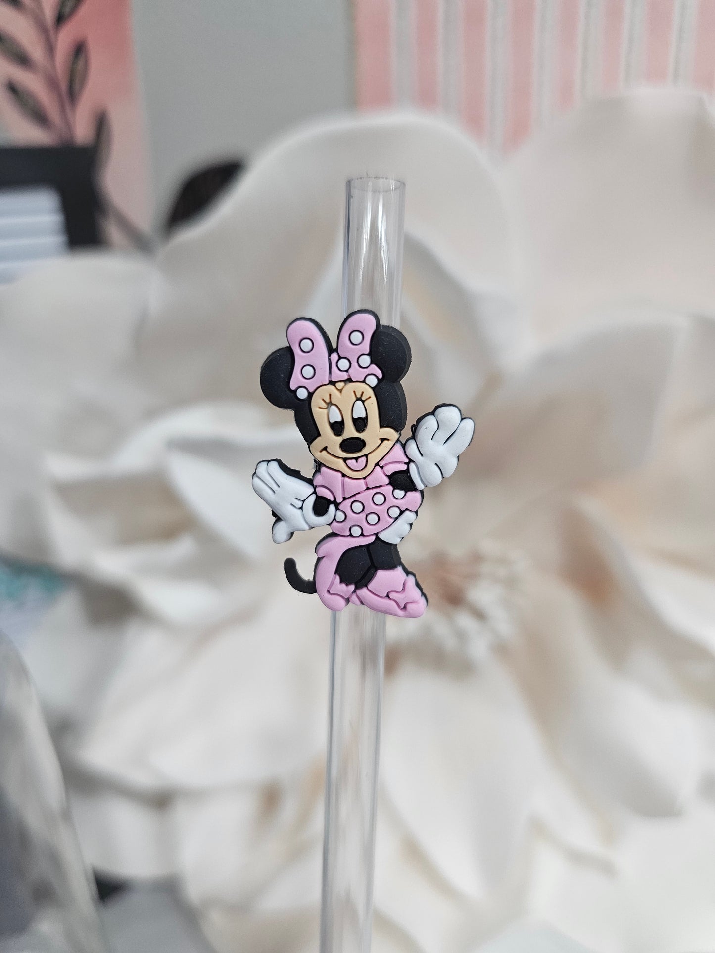 Minnie mouse Straw/pencil or pen charms