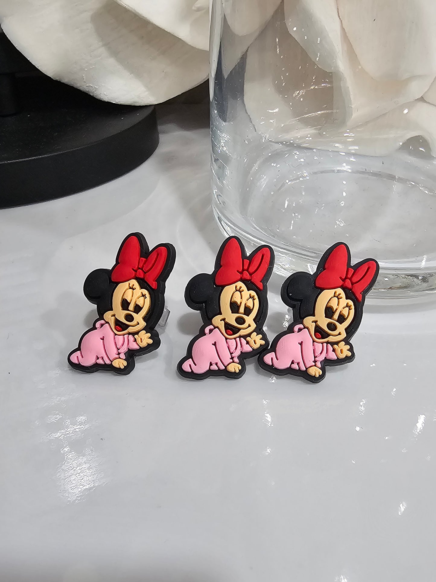 Baby Minnie Straw/pencil or pen charms