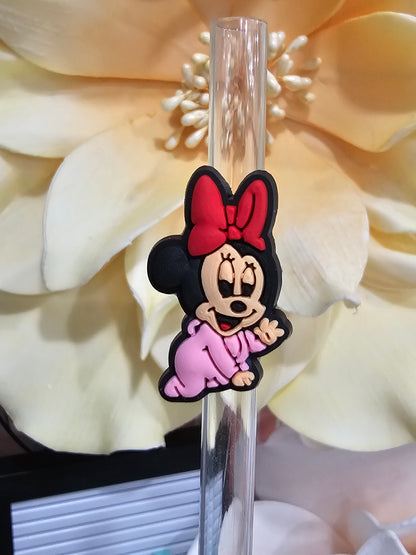 Baby Minnie Straw/pencil or pen charms