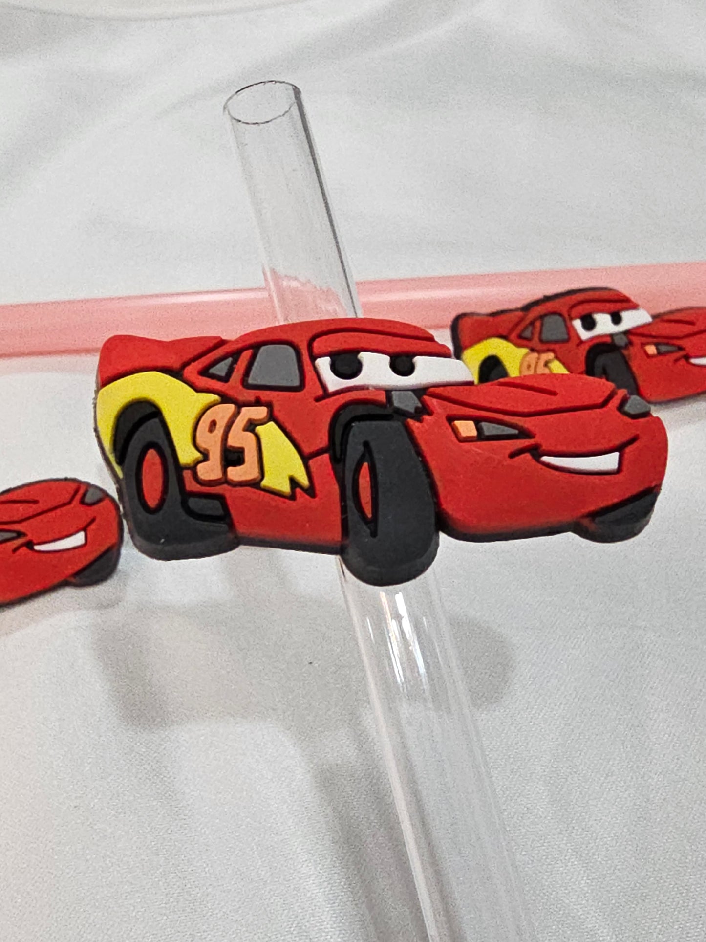 Cars Mcqueen Straw/pencil or pen charms