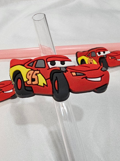 Cars Mcqueen Straw/pencil or pen charms