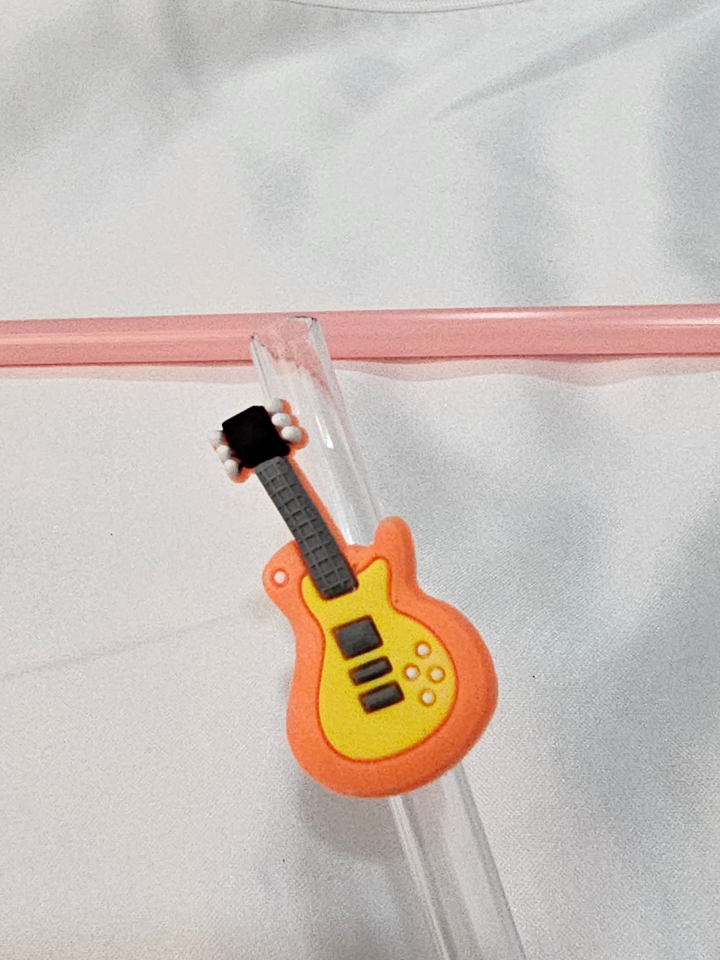 Guitar Straw/pencil or pen charms