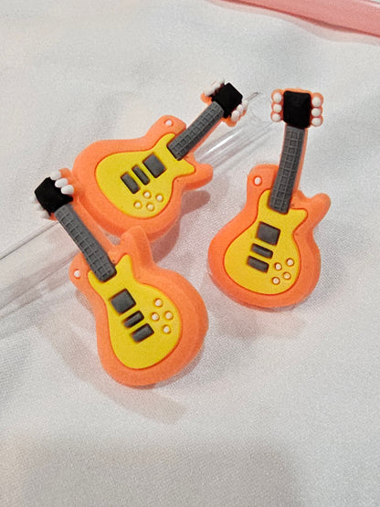 Guitar Straw/pencil or pen charms