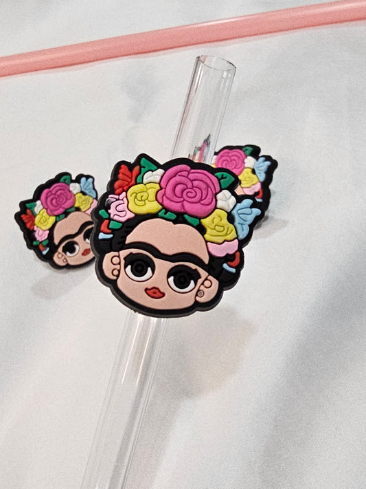 Flora Straw/pencil or pen charms