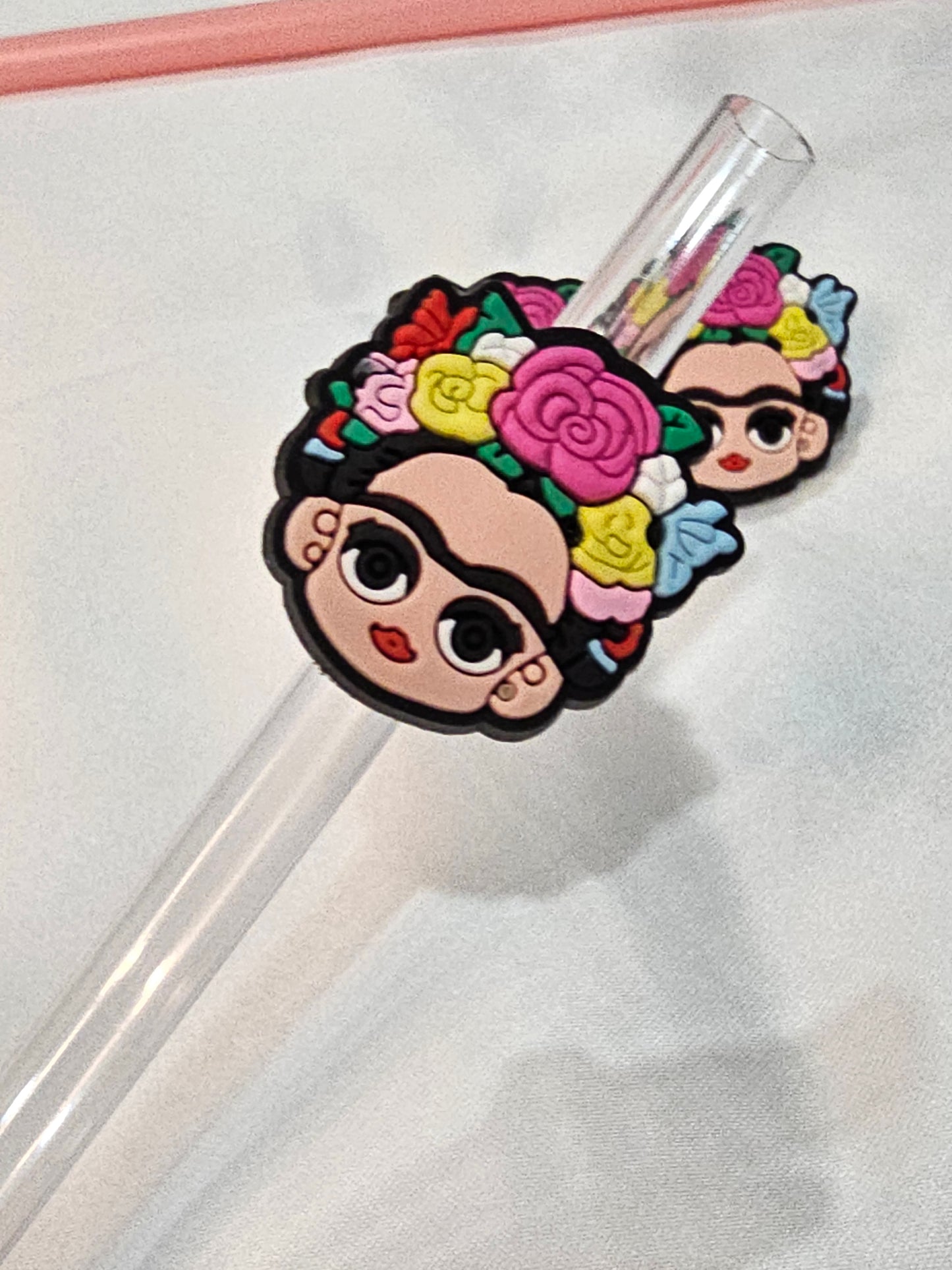 Flora Straw/pencil or pen charms